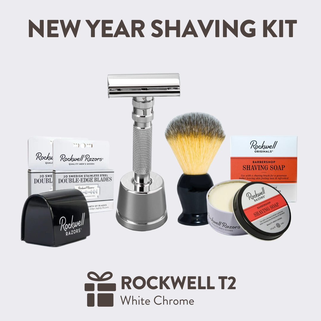 Rockwell T2 - 2025 Shave Kit with a 1-Year Supply