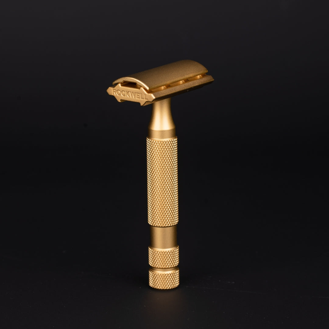 Limited Edition 24-karat Gold-plated Rockwell 6S Shave Kit