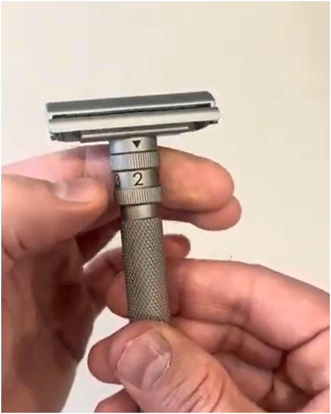 Rockwell T2 Dial Adjustable Stainless Steel Safety Razor