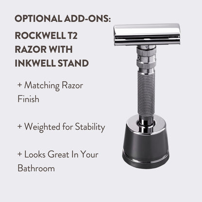 Rockwell T2 Dial Adjustable Chrome Series Safety Razor